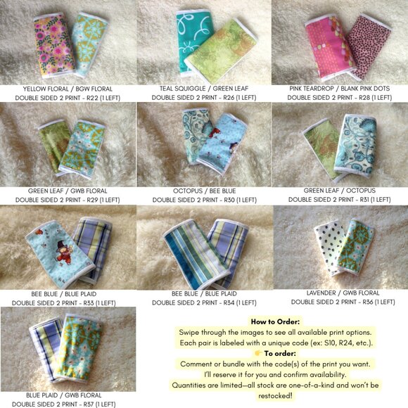 Baby Drool + Teething Pads – Handmade Strap Pads for Baby Carriers & Strollers - Picture 3 of 3
